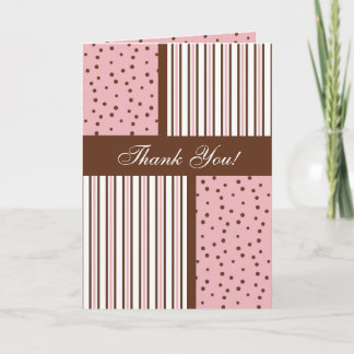 Carte de remerciements : Funky Chic Collection