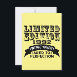 Carte De Remerciements Funny 1992<br><div class="desc">Limited edition 1992 Vintage Quality Aged to perinfection.</div>