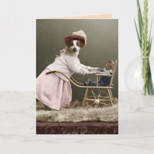 Carte De Remerciements Funny Dog Mother's