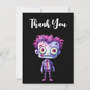 Carte De Remerciements Funny Frankenstein Monster Halloween Fun