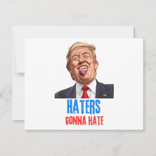 Carte De Remerciements Funny Haters va détester des citations drôles en d