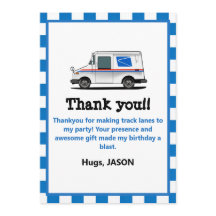 Garçon Anniversaire Camionnette de livraison spéci