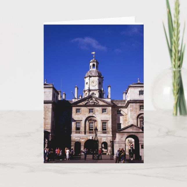 Carte De Remerciements Garde-cheval Whitehall (Devant)