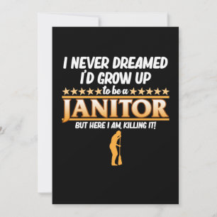 Carte De Remerciements Gardien Gardien Gardien De L'École Appréciation Gr