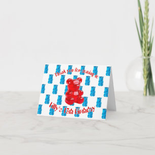 Carte De Remerciements Gélatineux Jelly