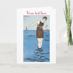 Carte De Remerciements George Barbier Mode Art déco