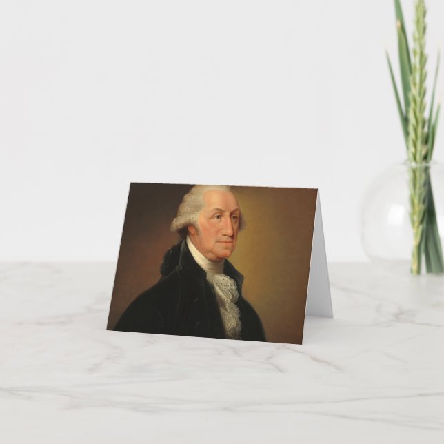 Carte De Remerciements George Washington, 1796 par Edward Savage (Devant)