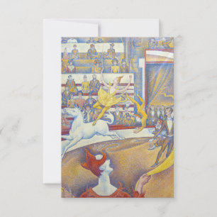 Carte De Remerciements Georges Seurat - Le Cirque