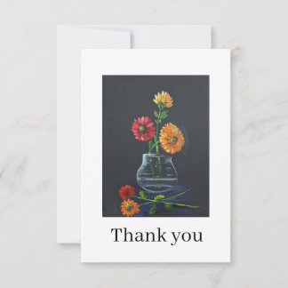 Carte De Remerciements Gerber daisies Thank you card