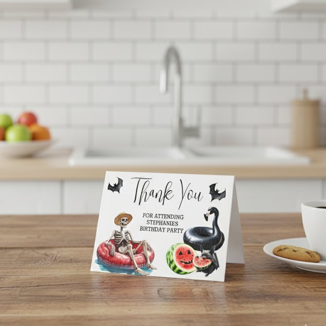 Carte De Remerciements Ghouls veut avoir soleil été (Créateur téléchargé)