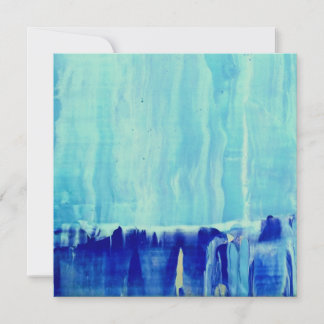 Carte De Remerciements 'Glace Blue