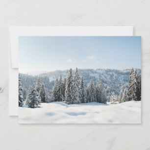 Carte De Remerciements Glace et neige   Allgäu Bavaria Allemagne