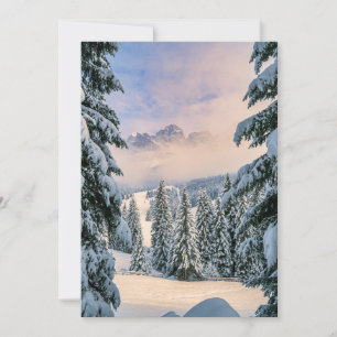 Carte De Remerciements Glace et neige   Rosengarten, Allemagne