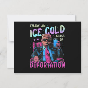 Carte De Remerciements GLACE Profitez d'une glace froide