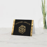 Gold D20 Adventure Complete | Joueur de rôle Table