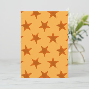 Carte De Remerciements Golden Stars Motif 2