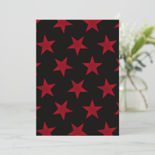 Carte De Remerciements Golden Stars Motif 8