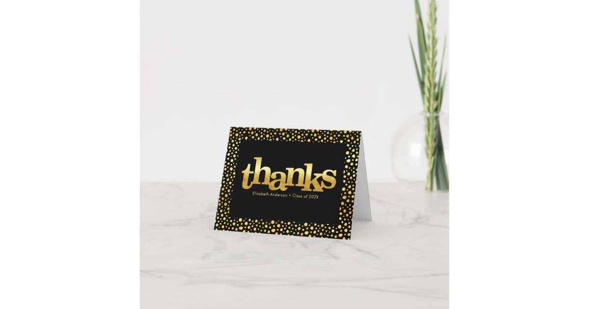 Unique personnalisé typographique "carte de remerciements." jour suivant post!
