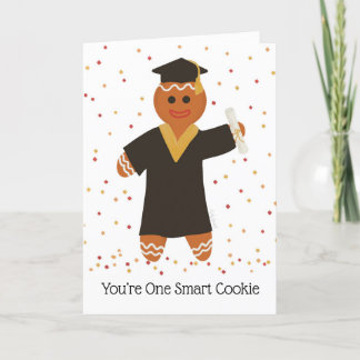 Carte De Remerciements Graduation d'hiver Smart Cookie Gingerpain