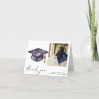 Graduation minimaliste moderne en calligraphie
