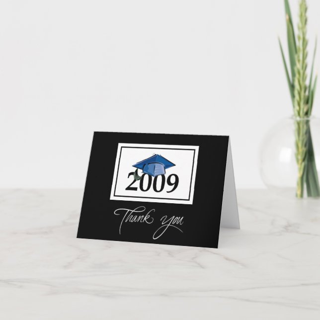 Carte De Remerciements Graduation Thank You Card 2009 (Devant)