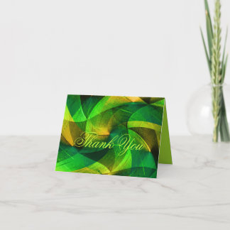 Carte De Remerciements Green Love_