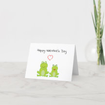 Grenouilles d'amour de la Saint Valentin Personnal