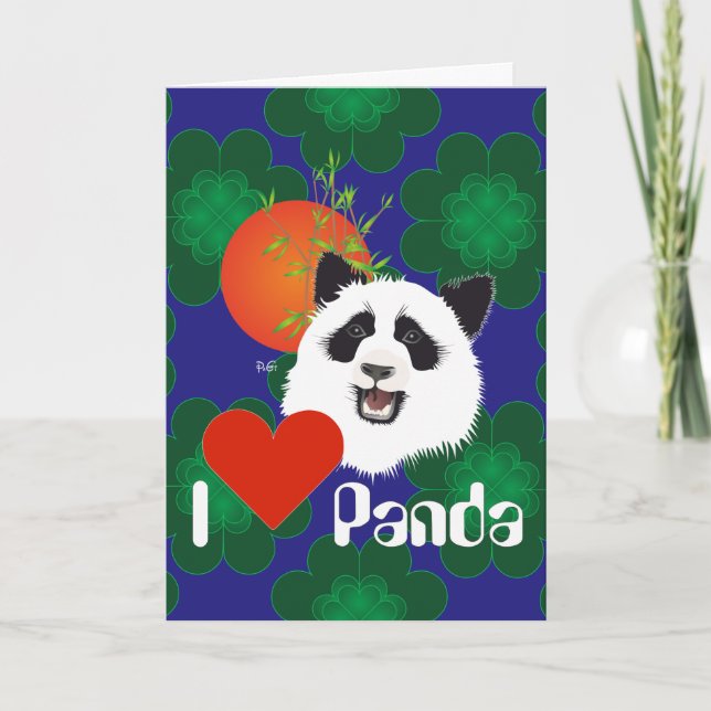 Carte De Remerciements Grossr Panda (Devant)