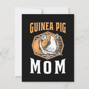 Carte De Remerciements Guinée maman porc