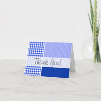 Guingan bleu mignon ; Checkered