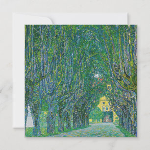 Carte De Remerciements Gustav Klimt - Avenue dans le parc Schloss Kammer