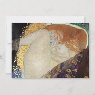 Carte De Remerciements Gustav Klimt - Danae