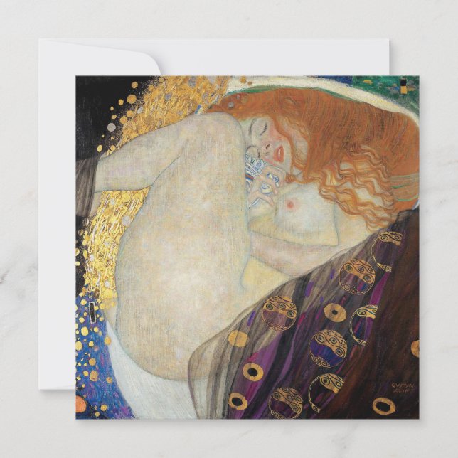 Carte De Remerciements Gustav Klimt - Danae (Devant)
