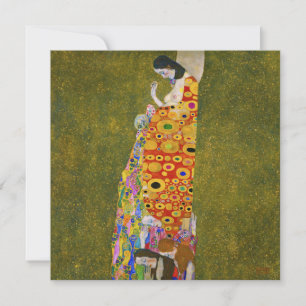 Carte De Remerciements Gustav Klimt - Espoir II
