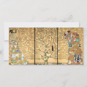 Carte De Remerciements Gustav Klimt - Frise Stoclet Arbre de Vie
