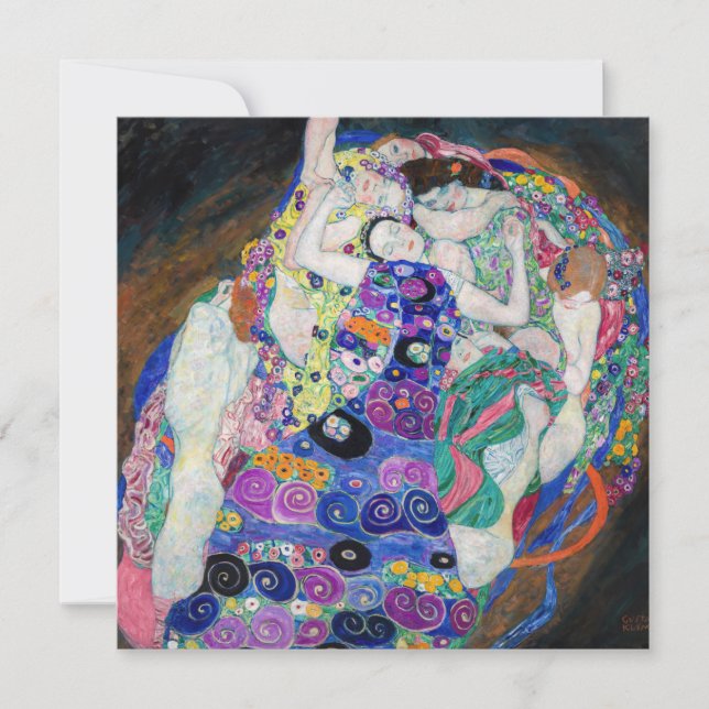 Carte De Remerciements Gustav Klimt - La Vierge (Devant)