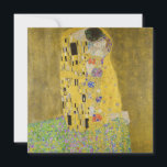 Carte De Remerciements Gustav Klimt - Le baiser<br><div class="desc">The Kiss / Der Kuss - Gustav Klimt en 1907-1908</div>