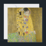 Carte De Remerciements Gustav Klimt - Le baiser<br><div class="desc">The Kiss / Der Kuss - Gustav Klimt en 1907-1908</div>