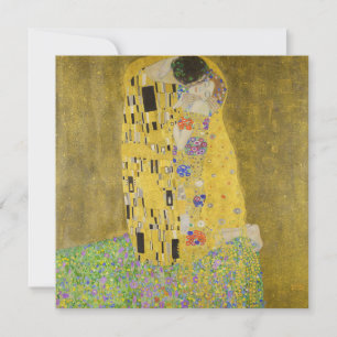 Carte De Remerciements Gustav Klimt - Le baiser