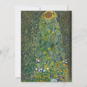 Carte De Remerciements Gustav Klimt - Le tournesol