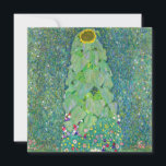 Carte De Remerciements Gustav Klimt - Le tournesol<br><div class="desc">Le tournesol - Gustav Klimt,  Huile sur toile,  1907</div>
