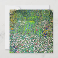 Gustav Klimt - Paysage horticole et sommet d'une c