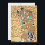 Carte De Remerciements Gustav Klimt - Réalisation, Stoclet Frieze<br><div class="desc">L'Arbre de Vie,  La Frieze Stoclet,  Amateurs de réalisation - Gustav Klimt,  Carton,  1909</div>