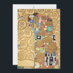 Carte De Remerciements Gustav Klimt - Réalisation, Stoclet Frieze<br><div class="desc">L'Arbre de Vie,  La Frieze Stoclet,  Amateurs de réalisation - Gustav Klimt,  Carton,  1909</div>