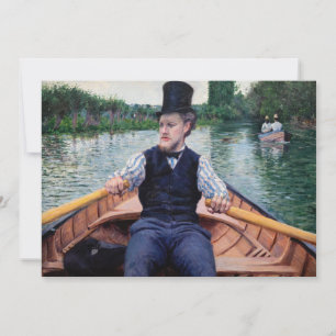 Carte De Remerciements Gustave Caillebotte - Partie de bateau