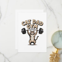 Gym pour chat drôle pour papa