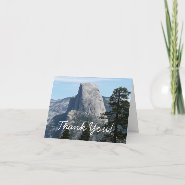 Carte De Remerciements Half Dome depuis Panorama Trail I (Devant)