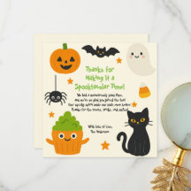 Halloween modifiable - La fête du petit monstre