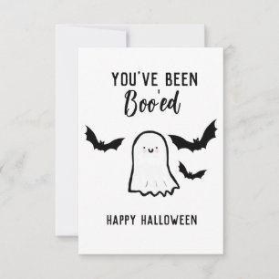 Carte De Remerciements Halloween vous avez été Boo ed