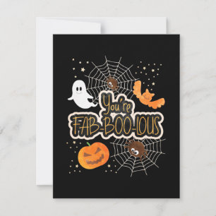 Carte De Remerciements Halloween vous êtes fabbooléens